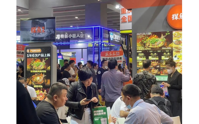 展会第2天 - GFE 2023广州连锁加盟展人潮汹涌，摩肩接踵！